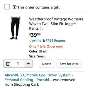 Weather proof vintage joggers